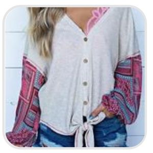 Casual Patchwork Shirt